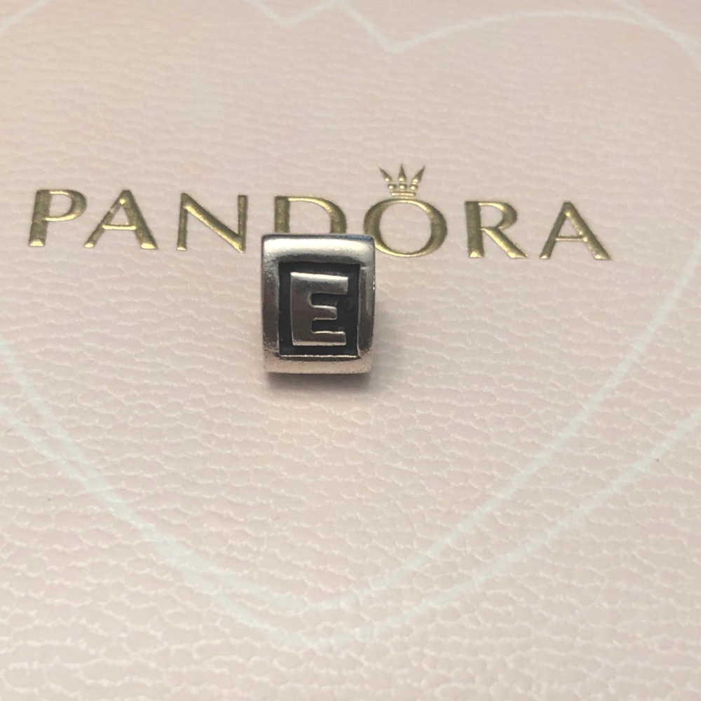 Pandora ‘E’ Initial Charm